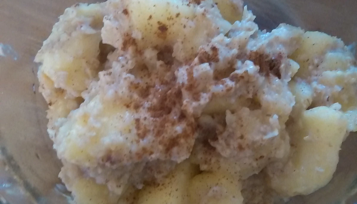 Porridge pomme cannelle