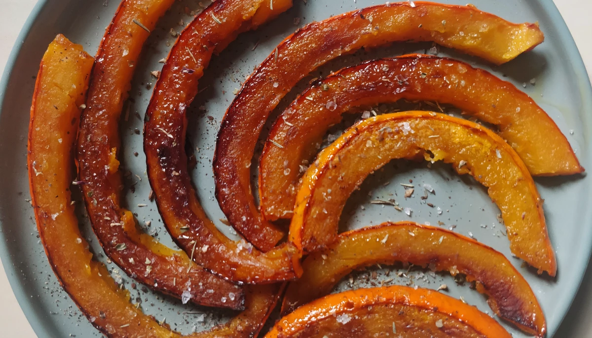 Potimarron rôti sans four