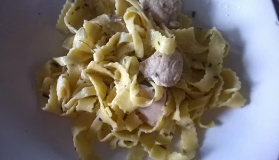 Poulet à l'estragon et tagliatelles