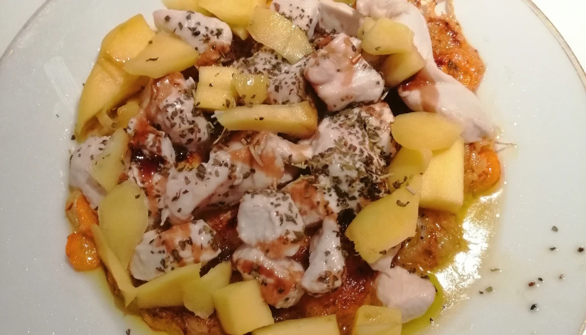 Poulet à la mangue