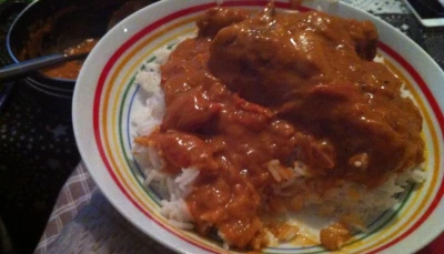 Poulet au beurre de cacahuète