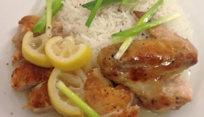 Poulet au citron à la chinoise facile