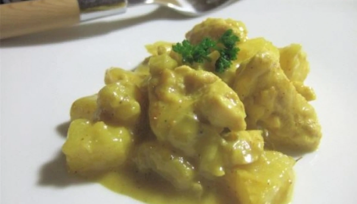 Poulet au curry et lait de coco, sublissime!