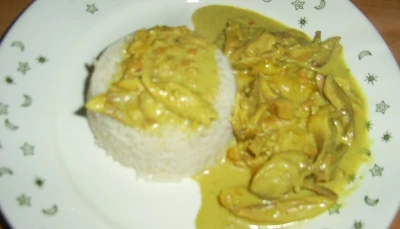 Poulet au lait de coco