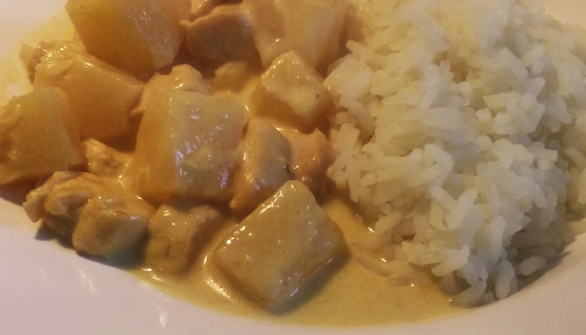 Poulet coco-ananas