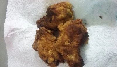 Poulet frit ( "à l'antillaise")