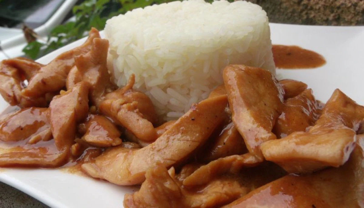 Poulet laqué