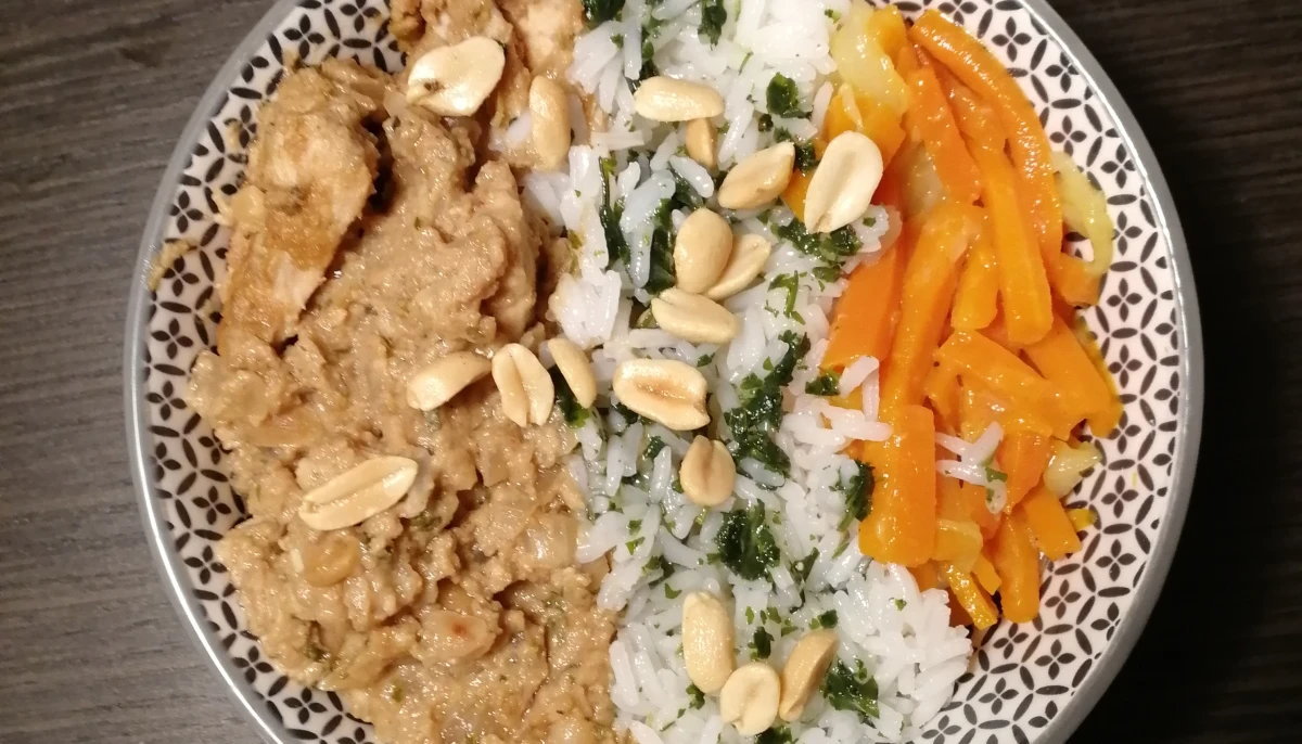 Poulet sauce saté