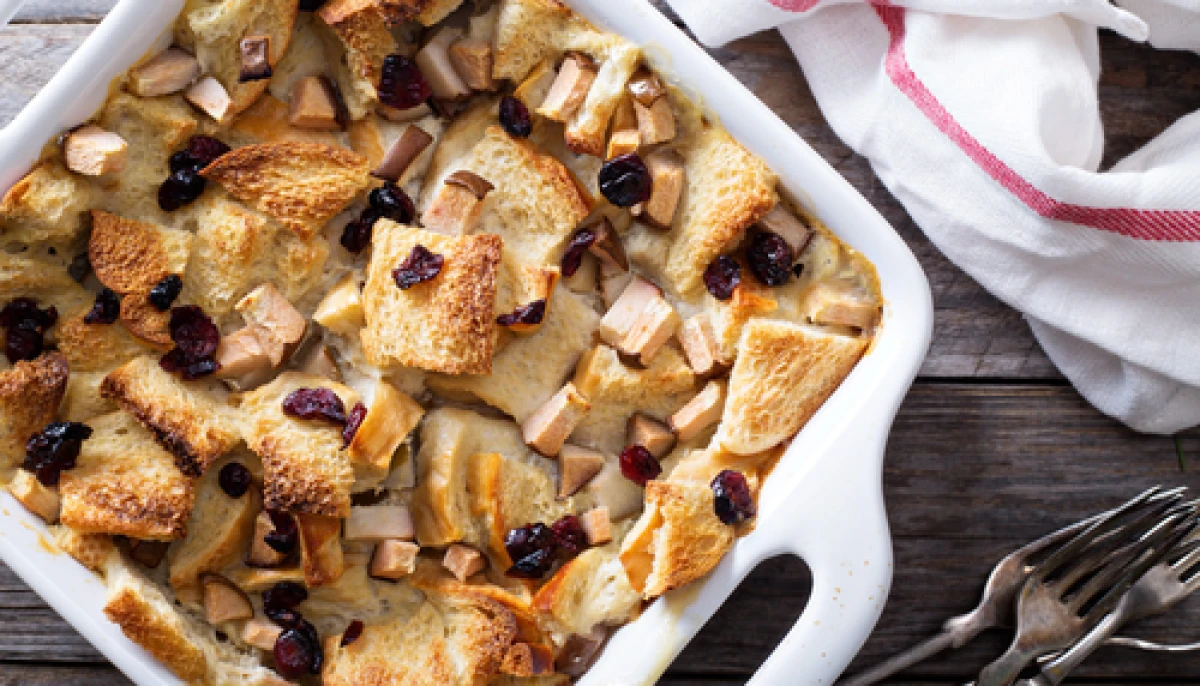 Pudding à la poire & chocolat