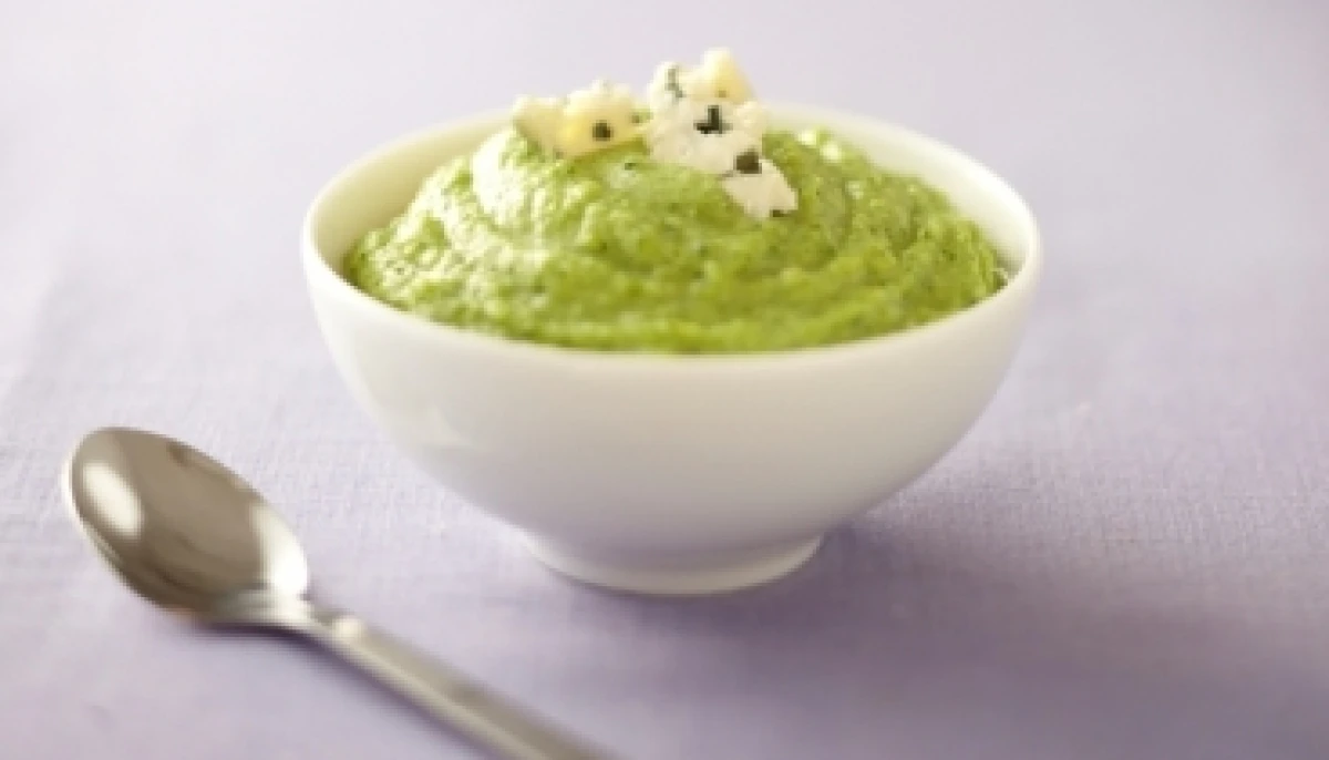 Purée aux deux couleurs