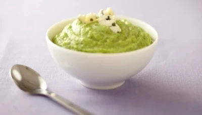 Purée aux deux couleurs