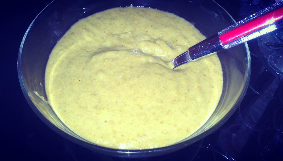 Purée de haricots verts