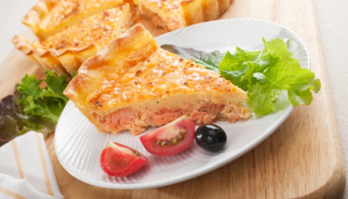 Quiche à la truite fumée !