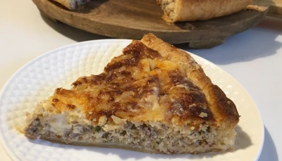 Quiche à la viande hachée