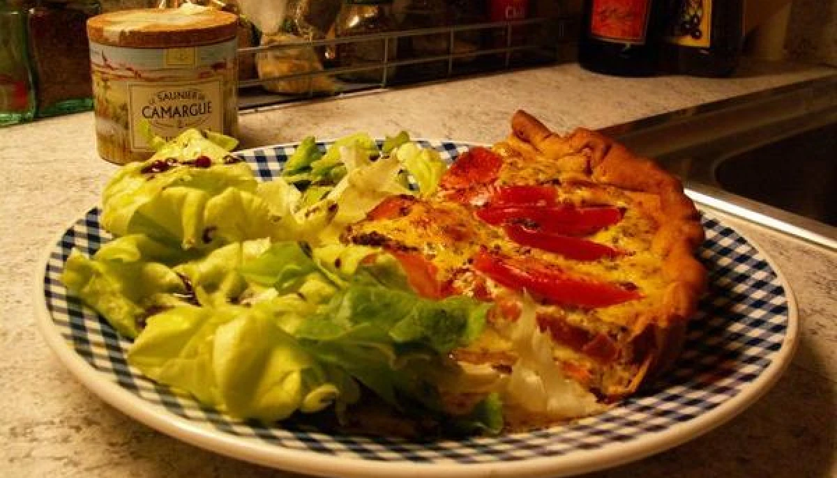 Quiche au thon et à la moutarde