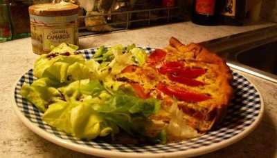 Quiche au thon et à la moutarde