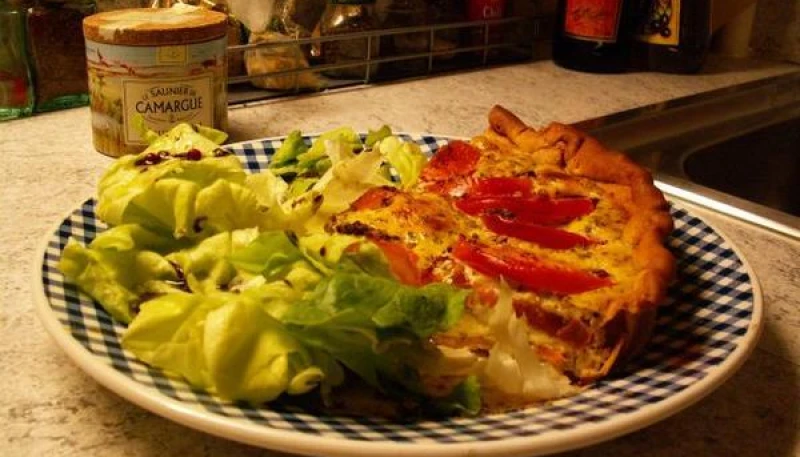 Quiche au thon et à la moutarde