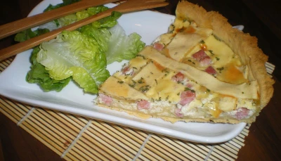 Quiche aux ravioles