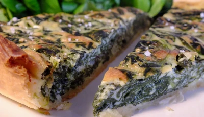 Quiche Chèvre/Épinard