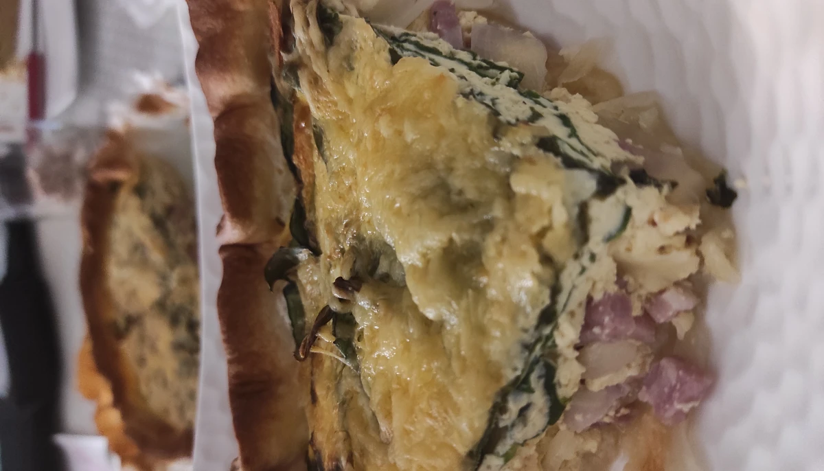 Quiche épinards lardons