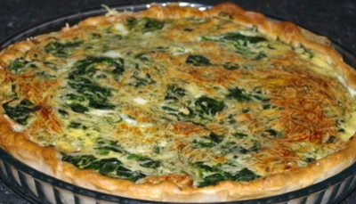 Quiche épinards saumon