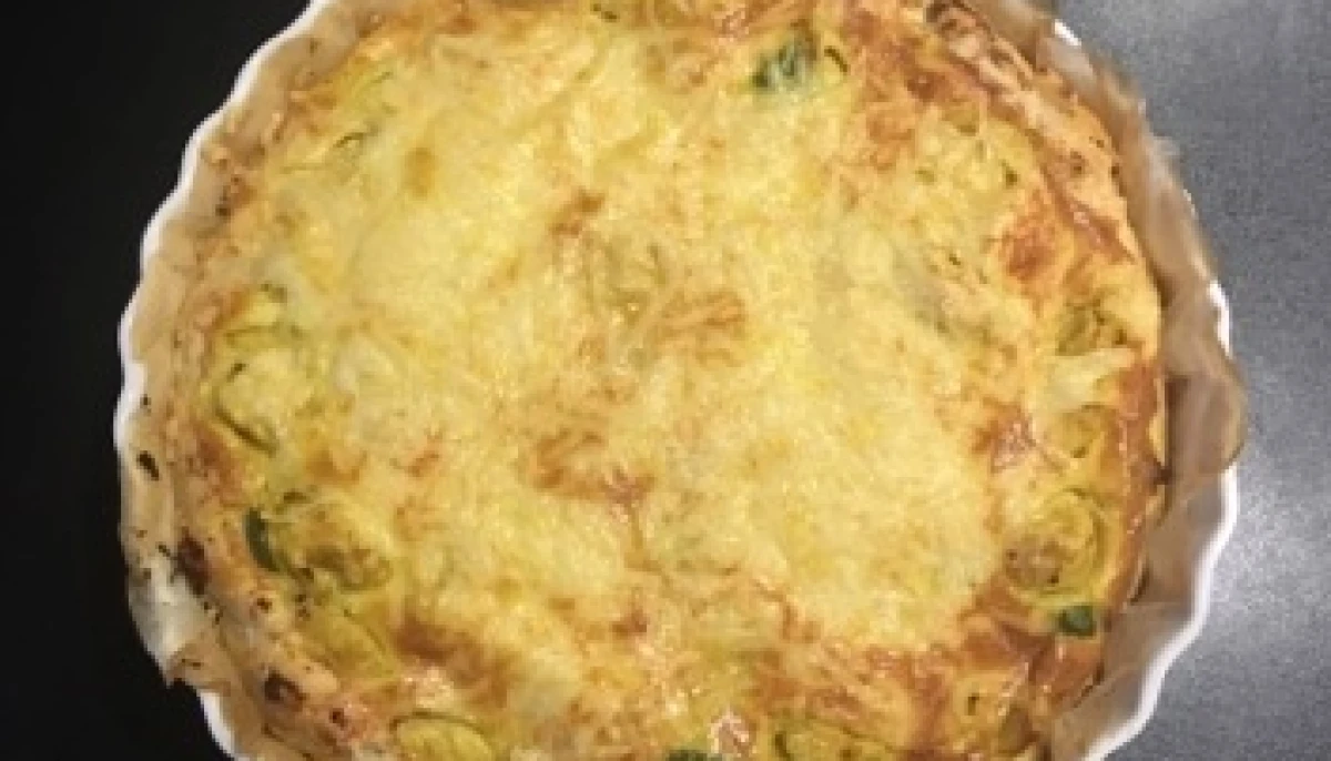 Quiche poulet curry