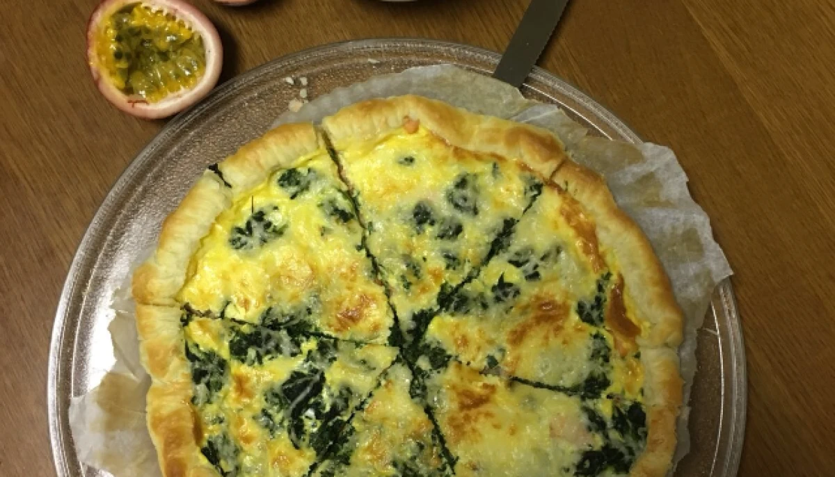 Quiche saumon-épinard