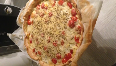 Quiche thon tomates mozarella