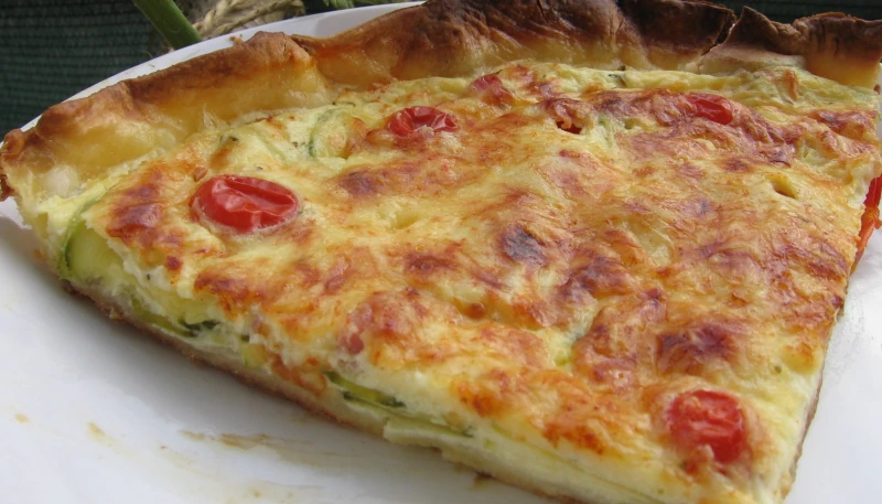 Quiche tomates-courgettes