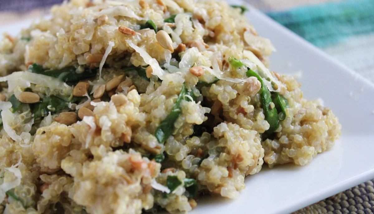 Quinoa épinard-chèvre-miel
