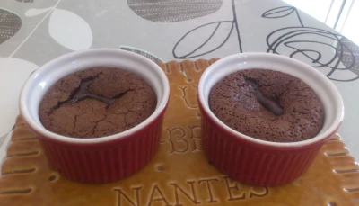 Ramequins ultra-fondants au chocolat