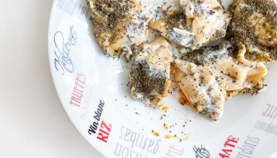 Raviolis chèvre & butternut healthy