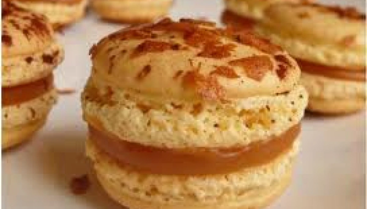 Recette de macaron caramel beurre salé.