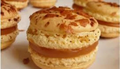Recette de macaron caramel beurre salé.