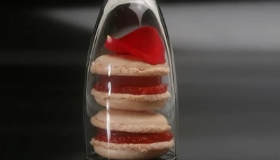 Recette de Macaron champagne rosé et fraises