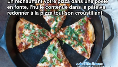 RÉCHAUFFÉ VOTRE PIZZA