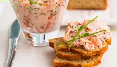 Rillettes de saumon fumé super légere