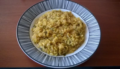 Risotto à l'ail et au persil