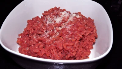Risotto à la betterave