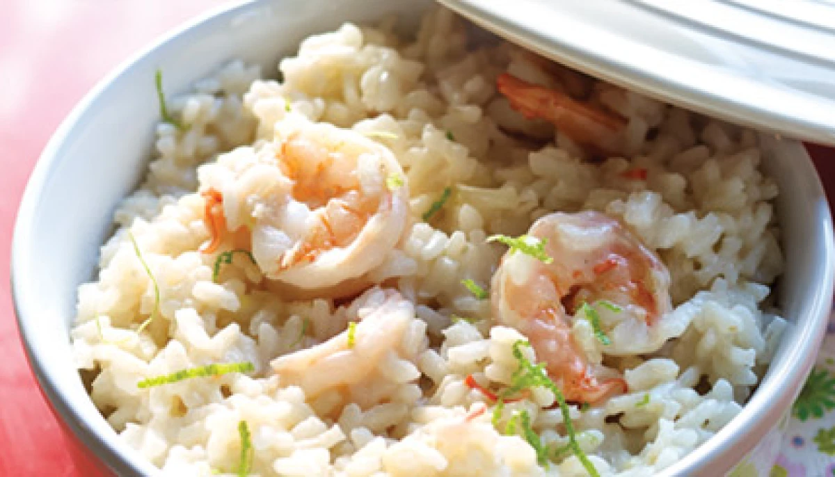 Risotto au Scampis citronés
