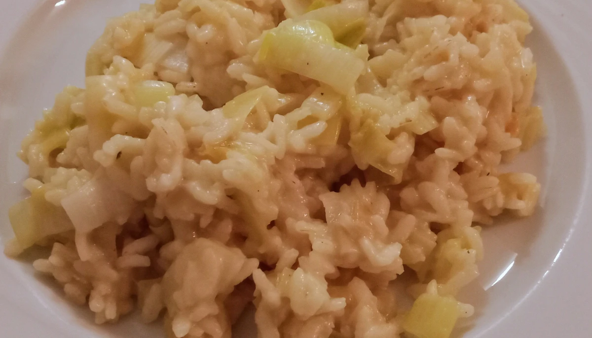 Risotto aux poireaux