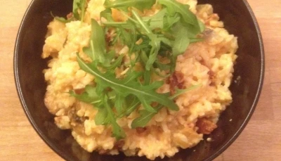 Rissoto chorizo champignon