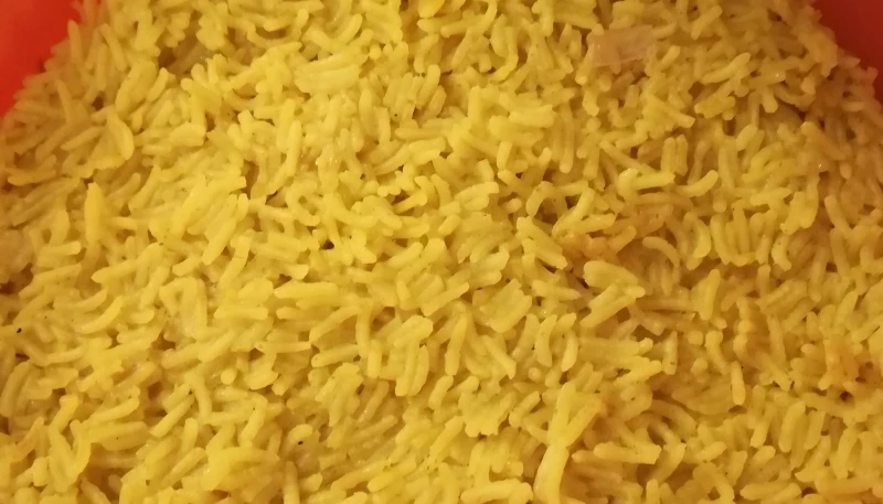 Riz au curry façon risotto