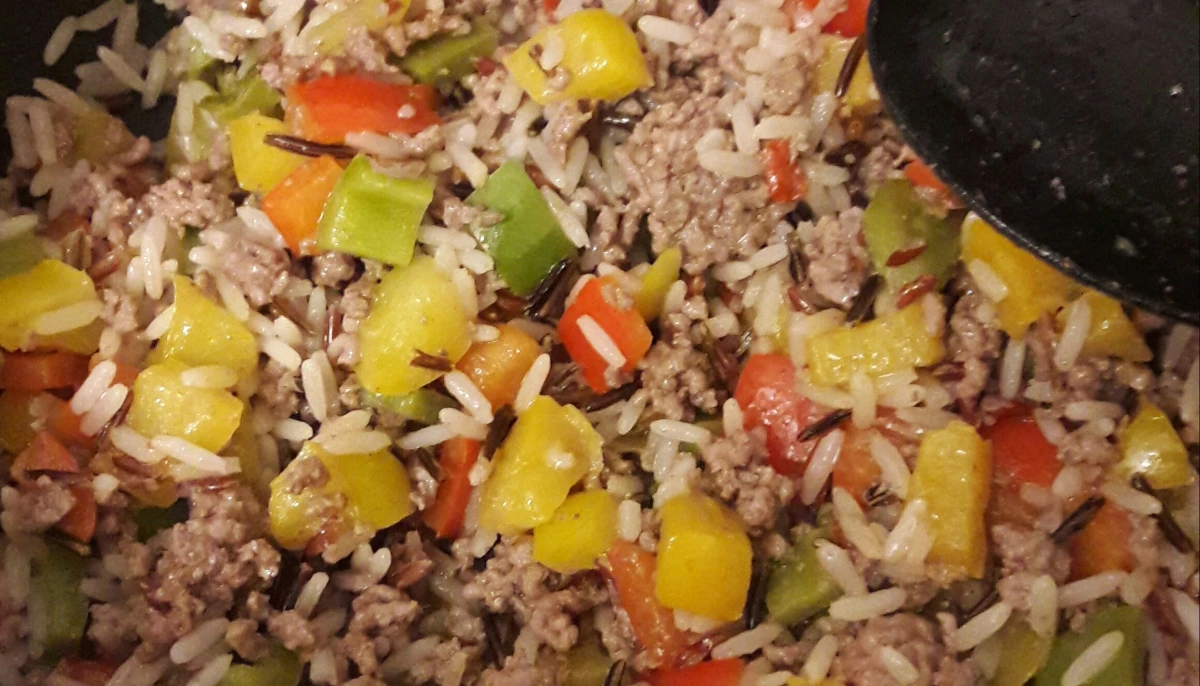 Riz aux couleurs d'été