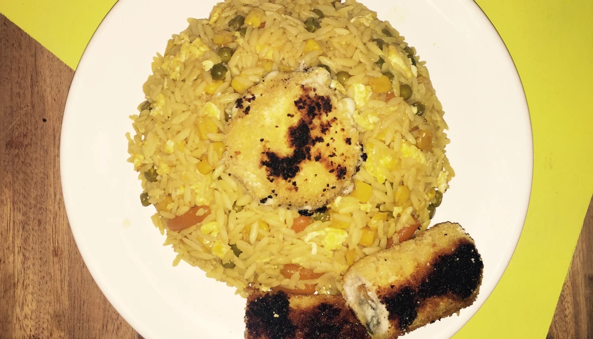 Riz aux légumes sucrés , inspiration cantonnais