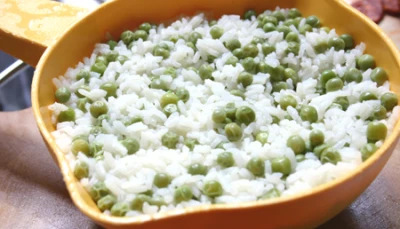 Riz aux petits pois