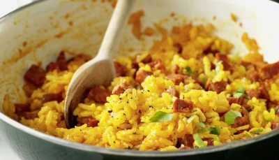 Riz frit au chorizo (spécial hangover)