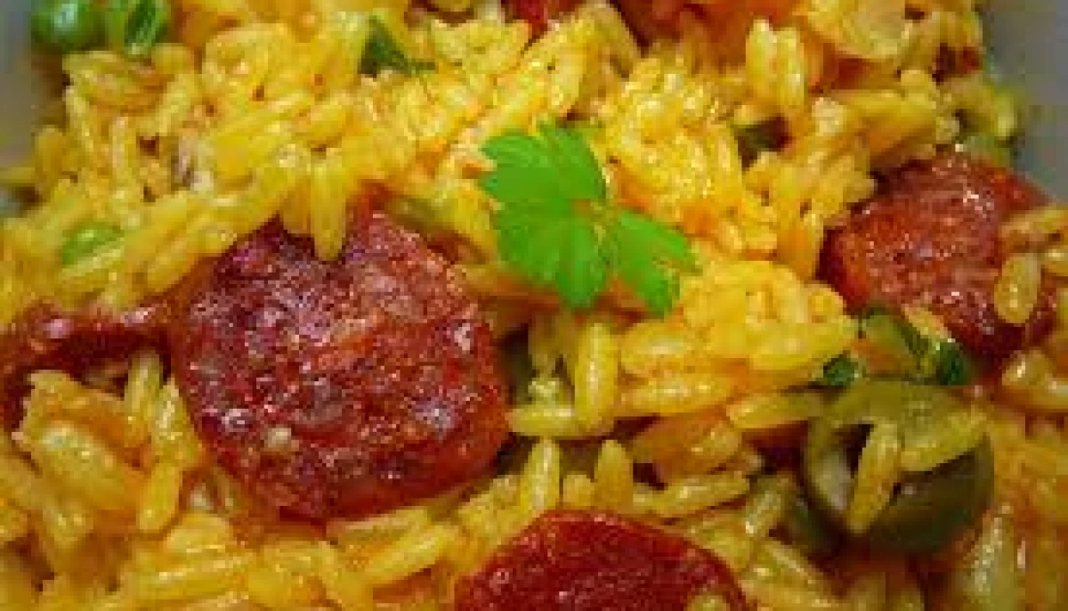 Riz légumes et chorizo