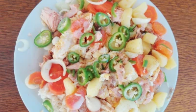 Riz malaisien au saumon