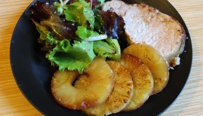 Rôti de porc à l'ananas
